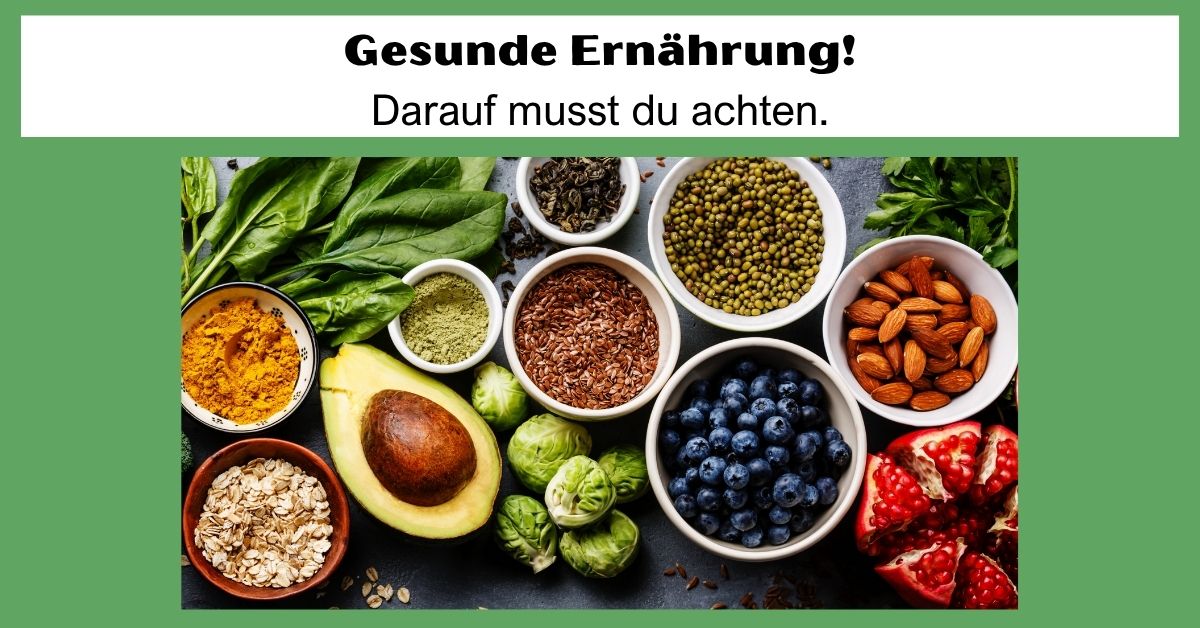Gesunde Ernährung