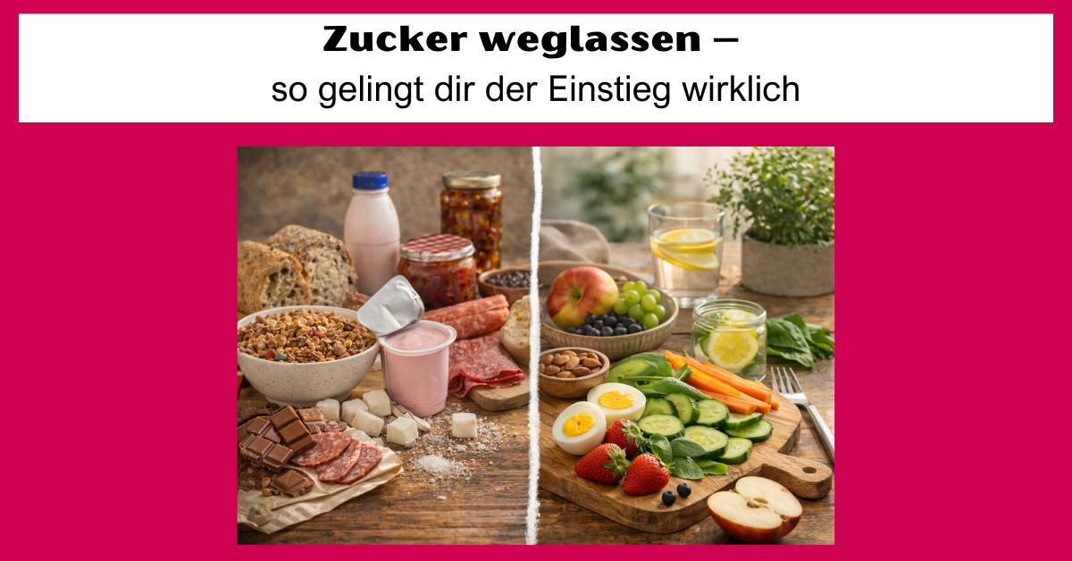 Zucker weglassen